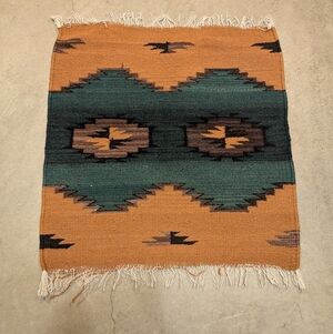 Hand Woven Dinner Mat? Runner? Aztec Indian Native American